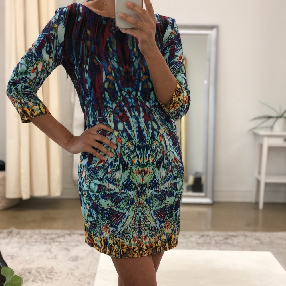 Rhyme & Echo Colorful Mini Dress